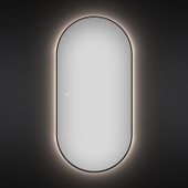 Зеркало с фоновой LED-подсветкой 7 Rays' Spectrum 172201540, 55 х 100 см (с сенсором и регулировкой яркости освещения)