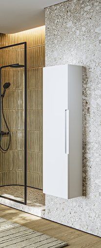 

Aqwella Шкаф-полупенал для ванной Vancouver VAN0535 (подвесной, белый)