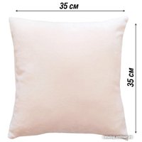 Декоративная подушка Lanatex 0344 22239 (35x35x14см, кремовый)