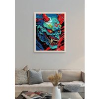 Картина по номерам PaintLine Японский демон PL-00202