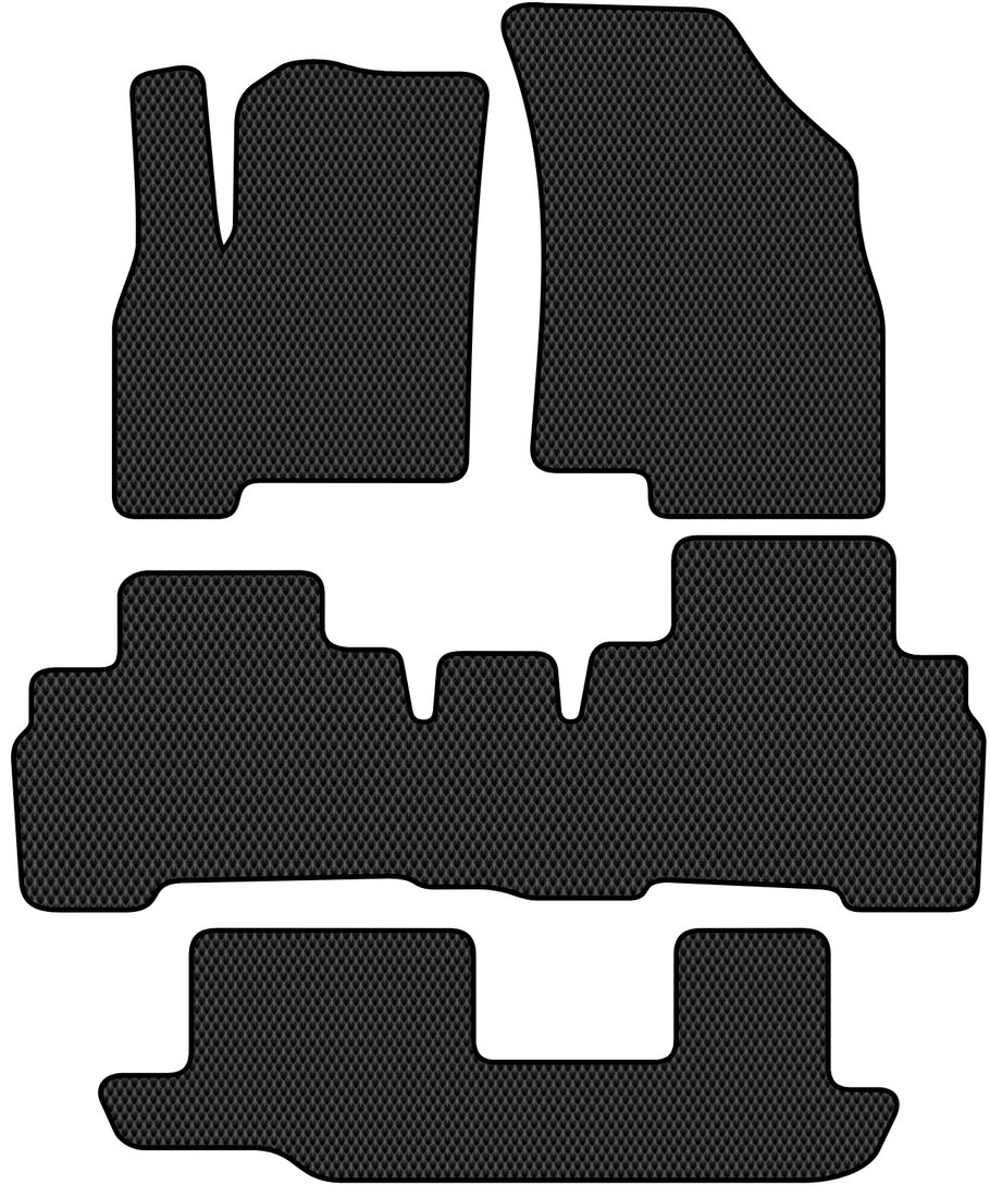 

Комплект ковриков для авто Alicosta Chery Tiggo 8 Pro E+ I (suv / Гибрид) 2023 - Н.В. +3 ряд (черный, ромб)