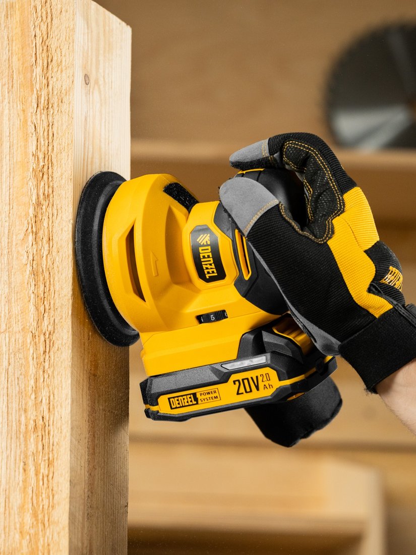 

Эксцентриковая шлифмашина Denzel CROSH-20-125 (с 1-им АКБ)