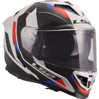 Мотошлем LS2 FF818 Storm III Sporty (M, белый/синий/красный)