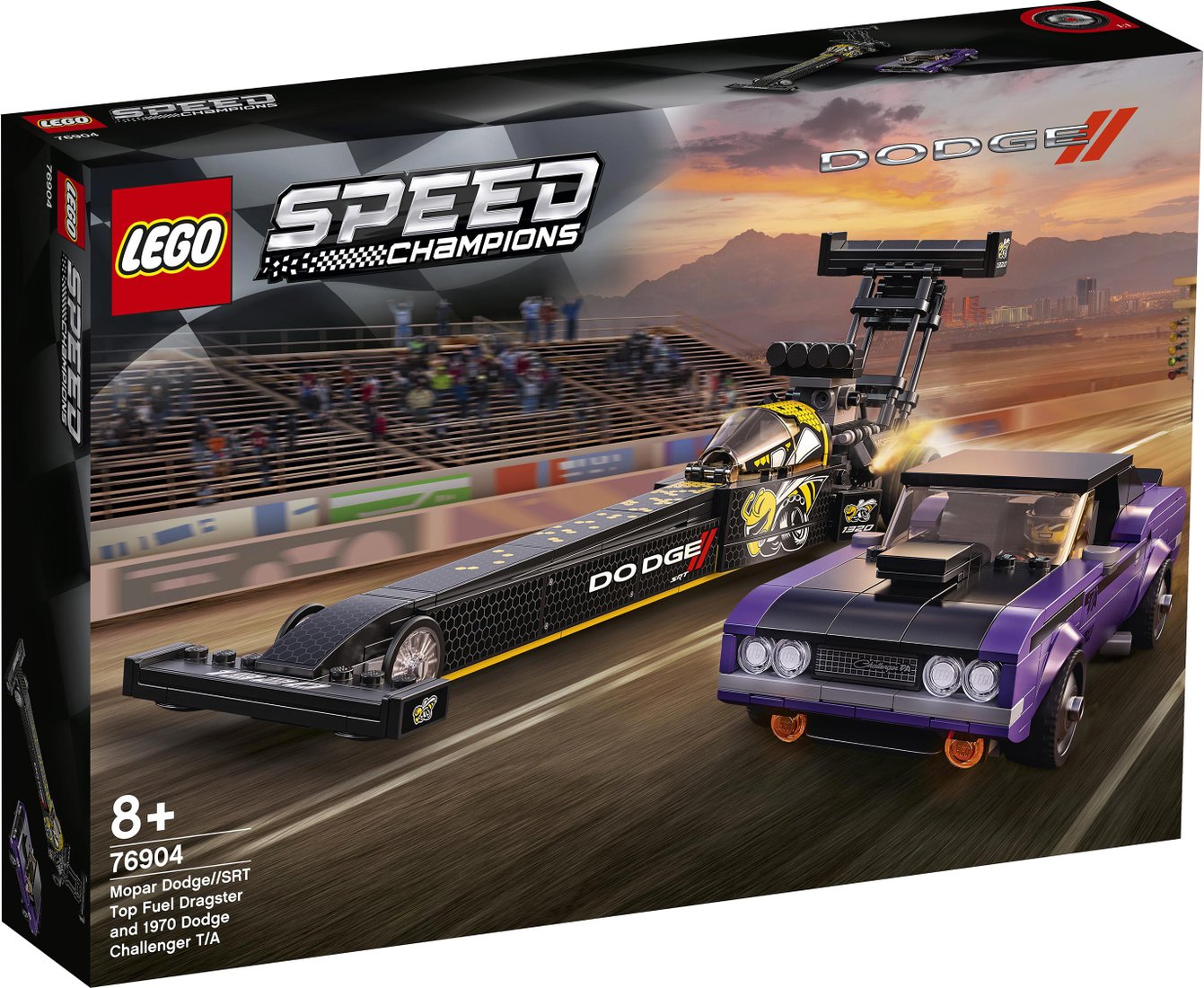 

Конструктор LEGO Speed Champions 76904 Mopar Dodge//SRT and Dodge Challenger