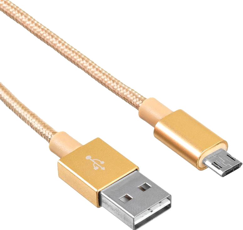 

Кабель Buro USB - microUSB Braided 1m