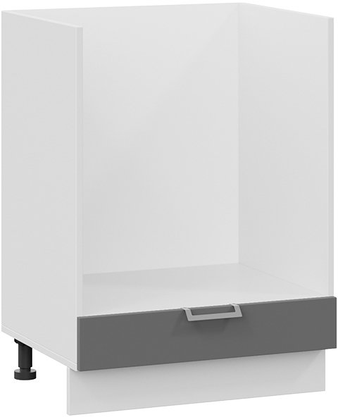 

Шкаф напольный Трия Белладжио 1Н6Б (белый/софт графит)