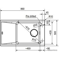 Кухонная мойка Franke FX FXG 611-86 (белый)