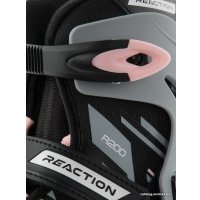 Роликовые коньки Reaction R200W (р. 40, черный/серый)
