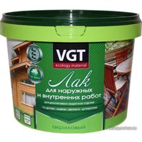 Лак VGT Для наружных и внутренних работ 900 г (бесцветный глянцевый)
