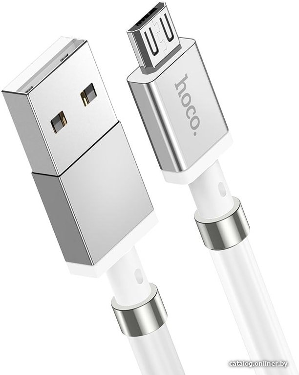 Кабель Hoco U91 Magic Magnetic USB - Micro-USB (1 м, белый)