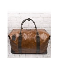 Дорожная сумка Carlo Gattini Fidenza Premium 4036-03 (коньячный/темно-коричневый)