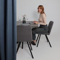 Стул Мамадома Rommy (b28 Antracite Lux/черный)