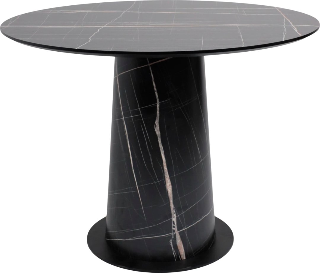 

Кухонный стол Lepremo AV 1317 HPL+МДФ 1000 (черный тунис/черный)