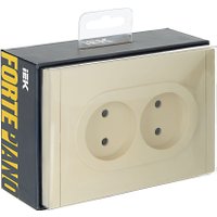 Розетка IEK Forte&Piano FP-R20-10-1-K10