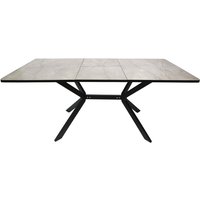 Кухонный стол ВВР Миллер (каспий бронзовый/черный №7, пластик 120-160/80)