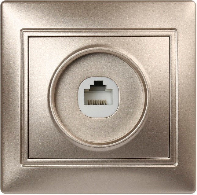 Розетка компьютерная SmartBuy Венера SBE-01c-S1-RJ