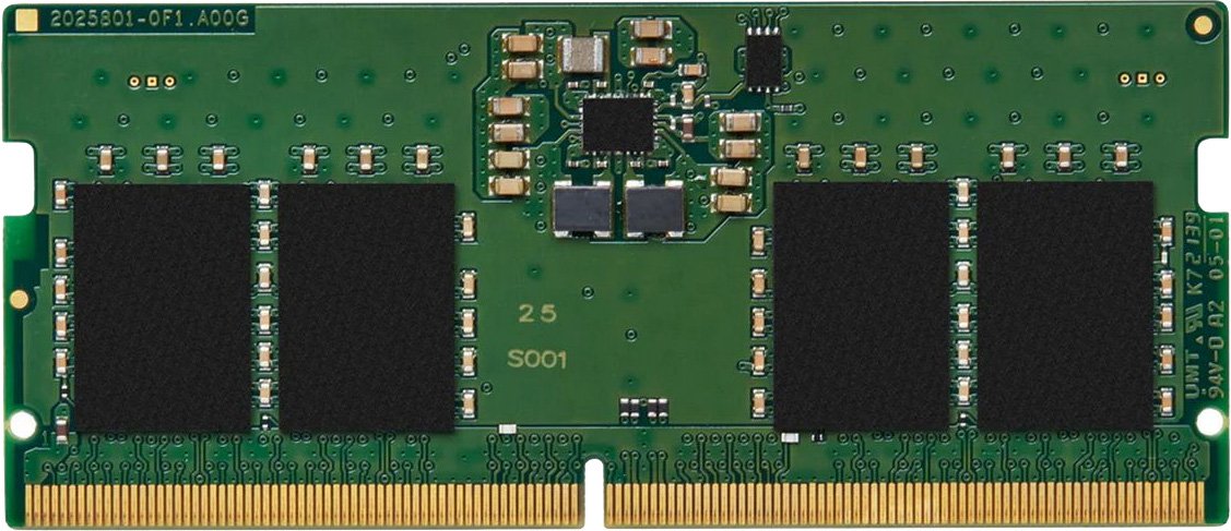 

Оперативная память Kingston 8ГБ DDR5 SODIMM 6400 МГц KVR64V52BS6-8