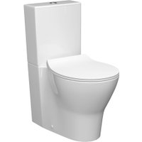 Унитаз напольный Керамин Сканди Slim МЛ 2-режим (белый)