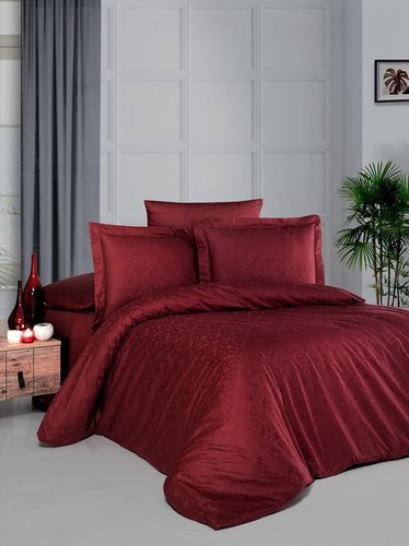 

Постельное белье DO&CO Lunetta Dark 11698 (евро, бордовый)