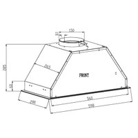Кухонная вытяжка Schtoff Armonia 60 (белый)
