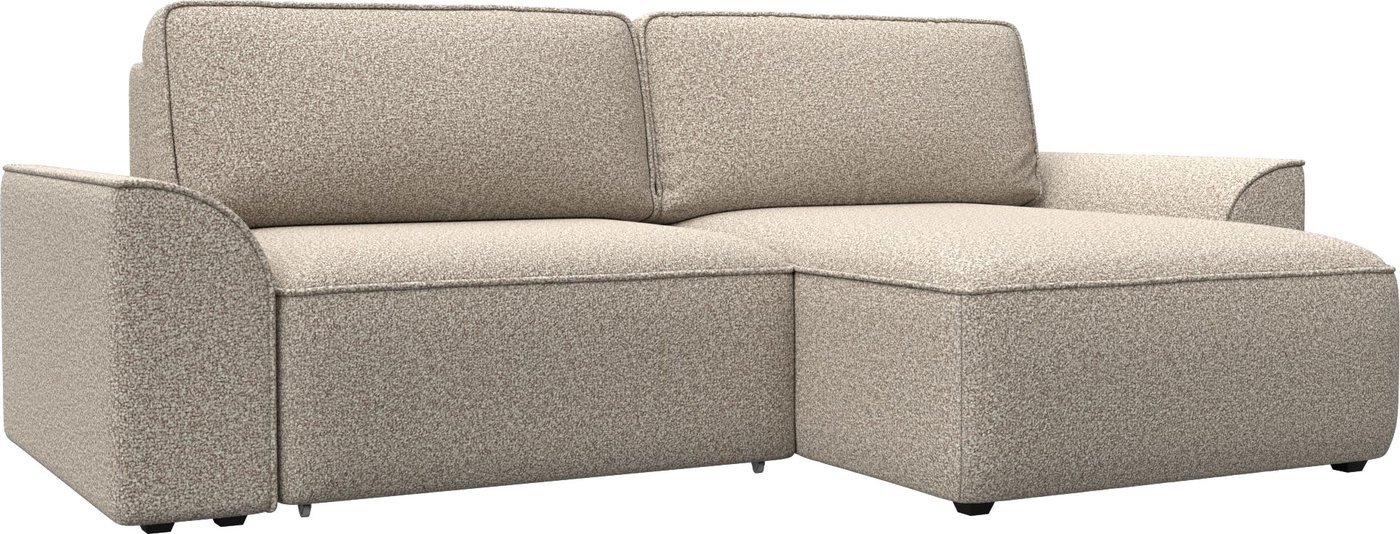 

Угловой диван Лига диванов Лига-048 НПБ универсальный 128370 (велюр Ness 04 бежевый)