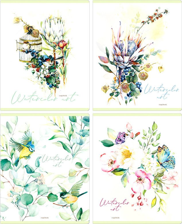 

Общая тетрадь ArtSpace клетка Цветы. Watercolor flowery Т96кМЛ_36430 (96 л)