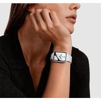 Фитнес-браслет Xiaomi Smart Band 10 Pro M2553B1 (белая керамика, с белым силиконовым ремешком, китайская версия)