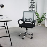 Офисное кресло AksHome Ricci New 696 (серый/черный)