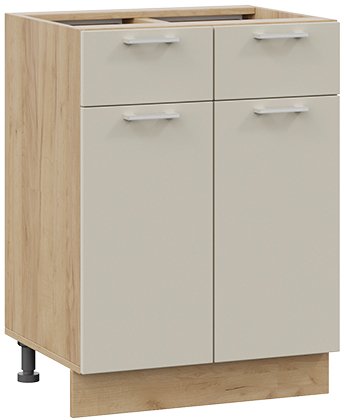 

Шкаф напольный Трия Габриэлла 1Н6Я1 (дуб крафт золотой/кремовый)