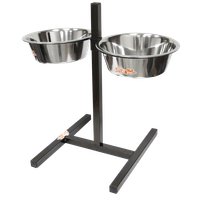 Подставка для мисок Zoonik 08822-1 (бронзовый, с мисками)