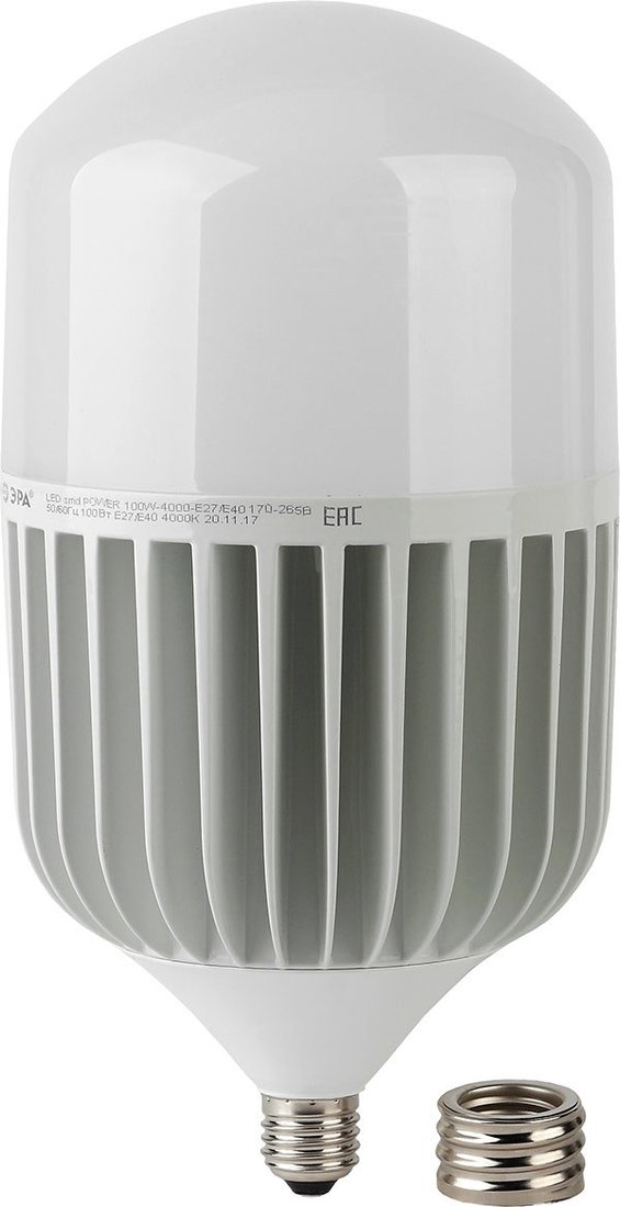 

Светодиодная лампочка ЭРА LED Power T160 E27/E40 100 Вт 6500 К