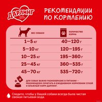 Сухой корм для собак Дарлинг с мясом и овощами 15 кг