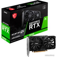 Видеокарта MSI GeForce RTX 3050 Ventus 2X 6G