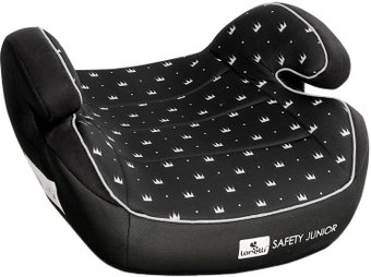 Детское сиденье Lorelli Safety Junior Fix (black crowns)