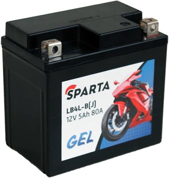 Мотоциклетный аккумулятор Sparta LB4L-B(J), YTX5L-BS, YTZ7S, YT5L-BS (5 А·ч)