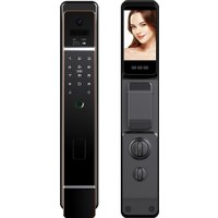 Дверной замок Roome Tuya 3D face intercom Lock 3D face-1 (черный)