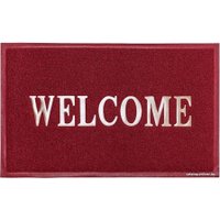 Придверный коврик ComeForte Welcome 60x90 (бордовый)