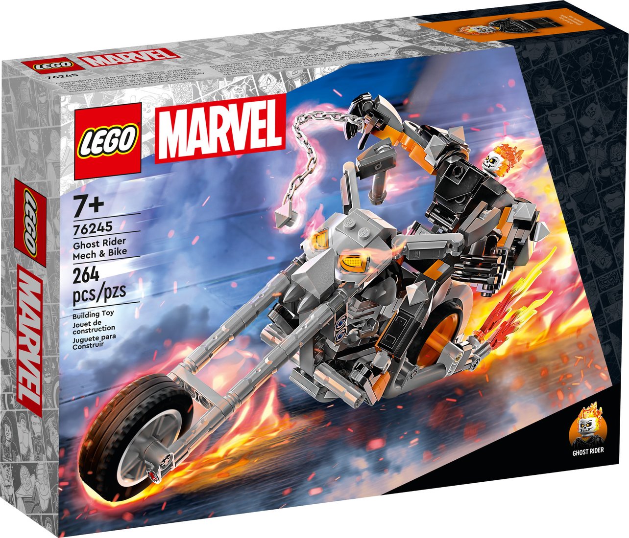 

Конструктор LEGO Marvel Super Heroes 76245 Робот и мотоцикл Призрачного Гонщика