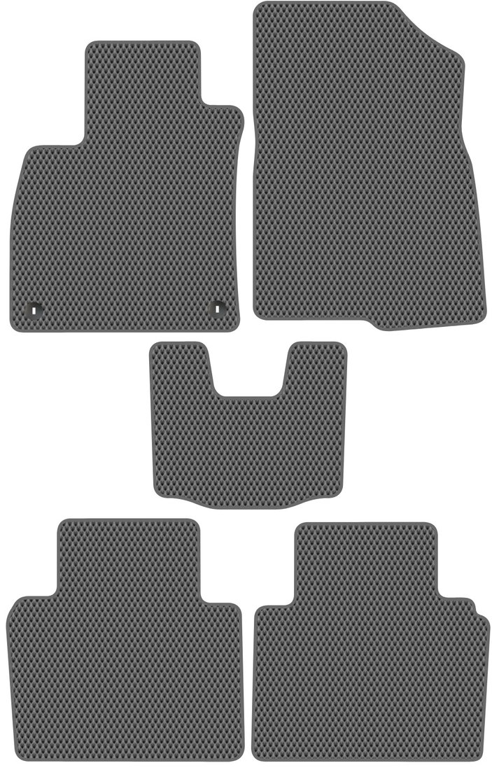 

Комплект ковриков для авто Alicosta Honda Accord XI (седан / СY) 2022 - Н.В. (серый, ромб)