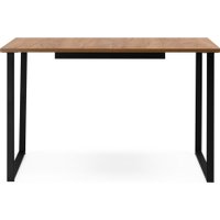 Кухонный стол Notta Лиман 120/160x80 619210 (дуб крафт золотой/черный матовый)