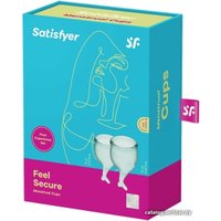 Менструальная чаша Satisfyer Feel Secure (зеленый)