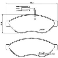  Brembo P23144