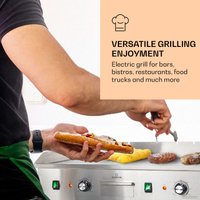 Электрогриль Klarstein Grillmeile 4400 (рифленая пластина)