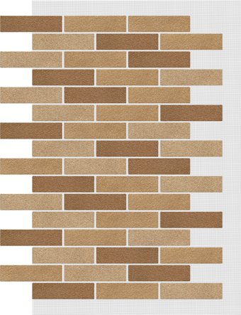 Декоративный кирпич АМК Кирпич микс № 100 (песочный микс)