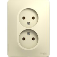 Розетка Schneider Electric Glossa GSL000220 (бежевый)
