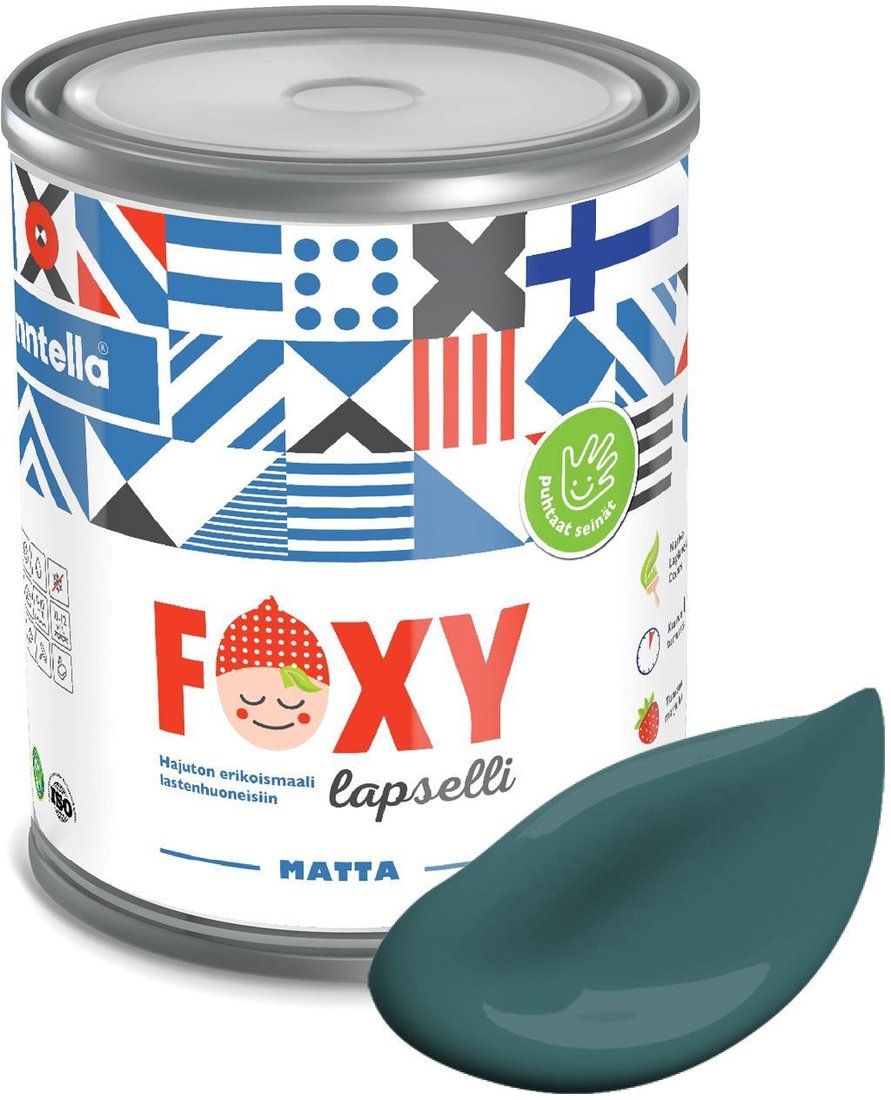 

Краска Finntella Foxy Lapselli Matte Elama F-50-1-1-FL280 0.9 л (зеленый)