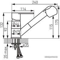 Смеситель Ferro Algeo BAG8-12