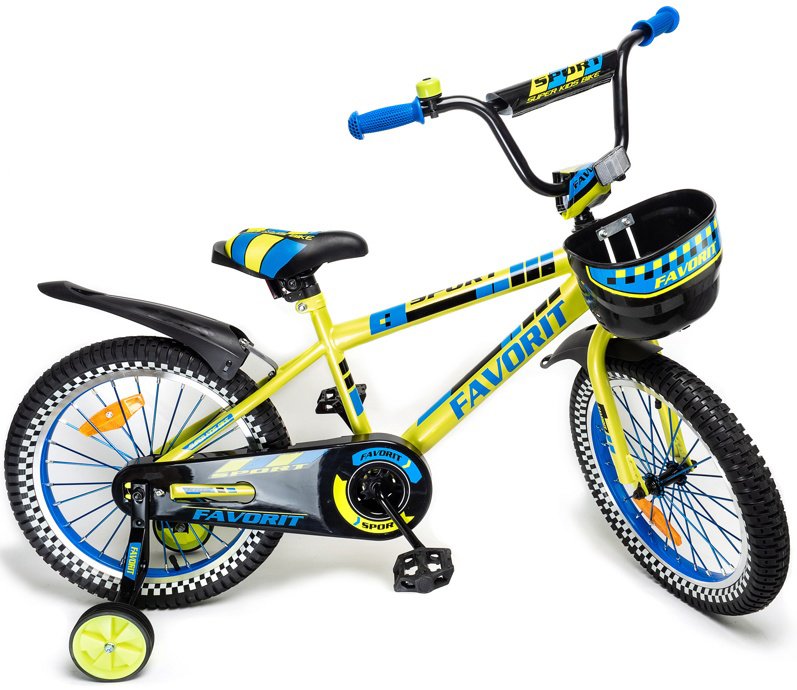 

Детский велосипед Favorit Sport 18 SPT-18GN (лайм)