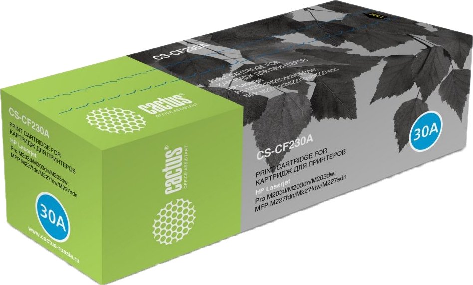 

Картридж CACTUS CS-CF230A (аналог HP CF230A)