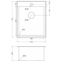 Кухонная мойка Emar EMB-128A PVD Nano Golden в Гомеле